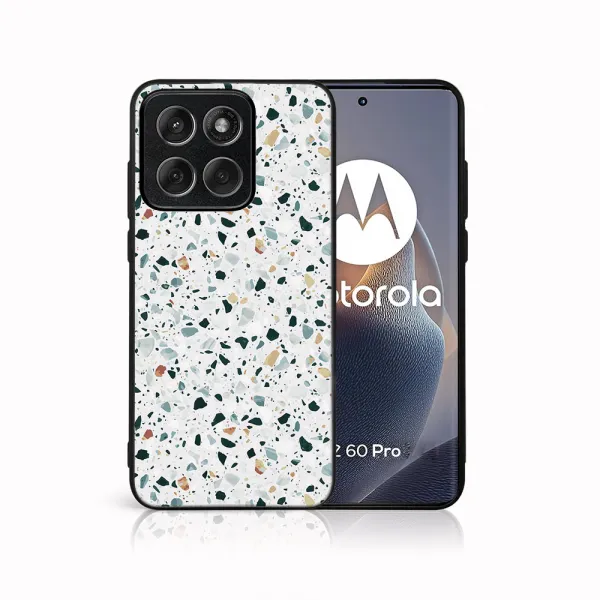 MY ART Ochranný kryt pre Motorola Edge 60 Pro GREY TERRAZZO (163)