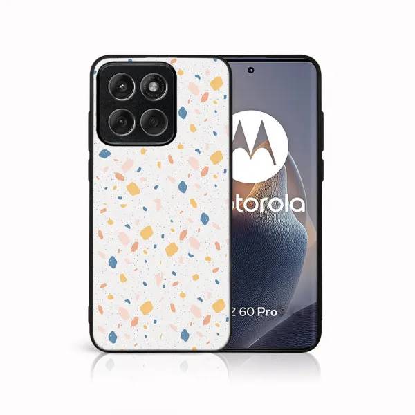 MY ART Ochranný kryt pre Motorola Edge 60 Pro ORANGE TERRAZZO (165)