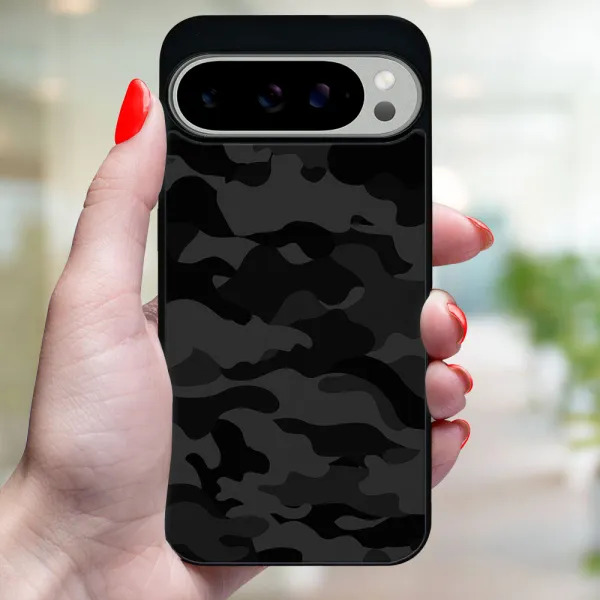 MY ART Ochranný kryt pre Google Pixel 9 Pro BLACK CAMO (234)