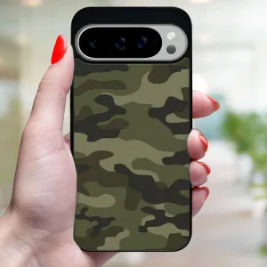 MY ART Ochranný kryt pre Google Pixel 9 Pro GREEN CAMO (235)