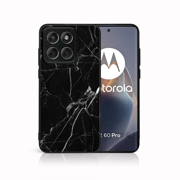 MY ART Ochranný kryt pre Motorola Edge 60 Pro BLACK MARBLE (142)