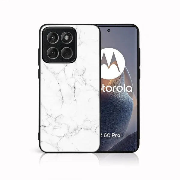 MY ART Ochranný kryt pre Motorola Edge 60 Pro WHITE MARBLE (144)