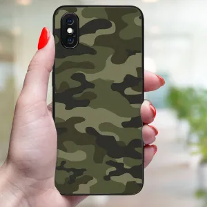 MY ART Ochranný kryt pre Apple iPhone X / XS GREEN CAMO (235)