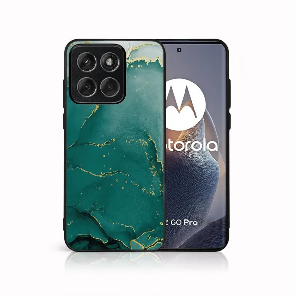 MY ART Ochranný kryt pre Motorola Edge 60 Pro GREEN MARBLE (145)