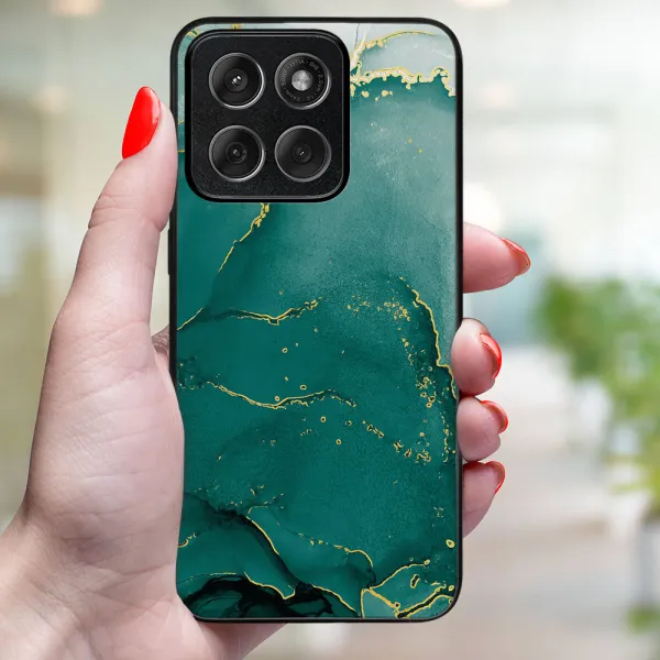MY ART Ochranný kryt pre Motorola Edge 60 Pro GREEN MARBLE (145)