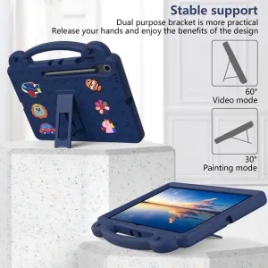 FANY Detský kryt na tablet pre Samsung Galaxy Tab S10 FE+ tmavomodrý