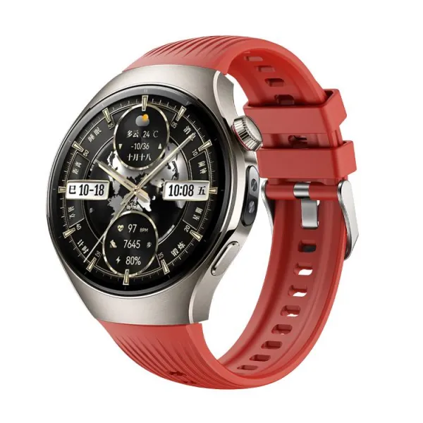 STRIPS Vymeniteľný remienok pre Huawei Watch 5 46mm červený