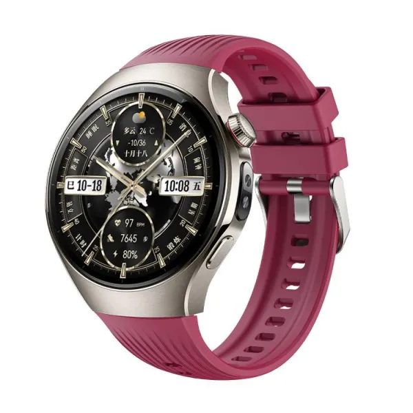 STRIPS Vymeniteľný remienok pre Huawei Watch 5 46mm bordový