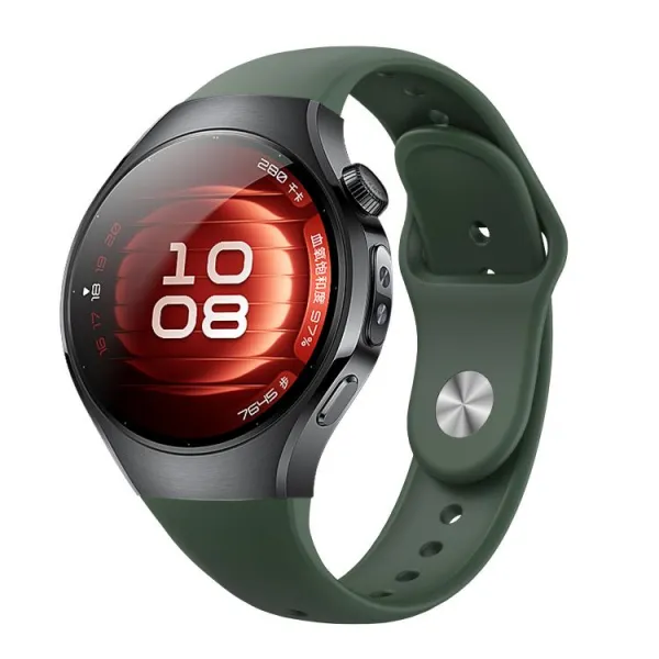BUTTERFLY Vymeniteľný remienok pre Huawei Watch 5 42mm tmavozelený