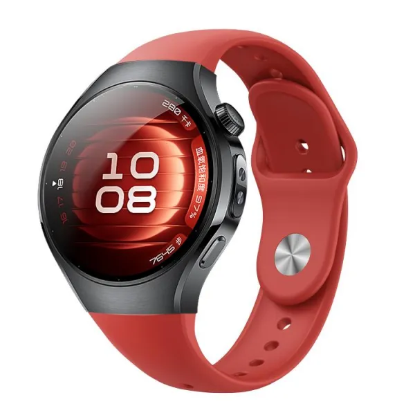BUTTERFLY Vymeniteľný remienok pre Huawei Watch 5 46mm červený