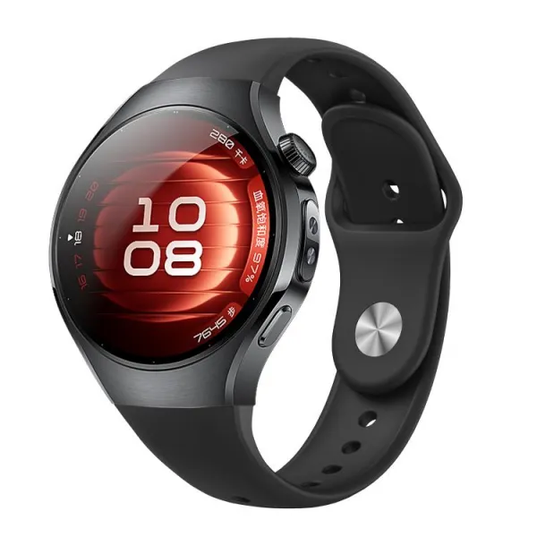 BUTTERFLY Vymeniteľný remienok pre Huawei Watch 5 46mm čierny