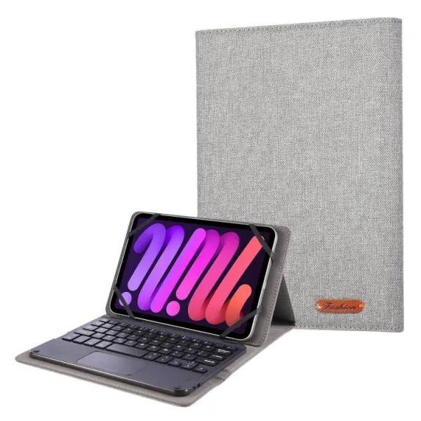 FABRIC Univerzálne puzdro na tablet s uhlopriečkou 7-8" šedé