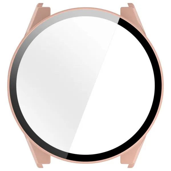 PC FULL COVER Plastový kryt so sklom pre Garmin Forerunner 970 ružový
