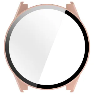 PC FULL COVER Plastový kryt so sklom pre Garmin Forerunner 970 ružový