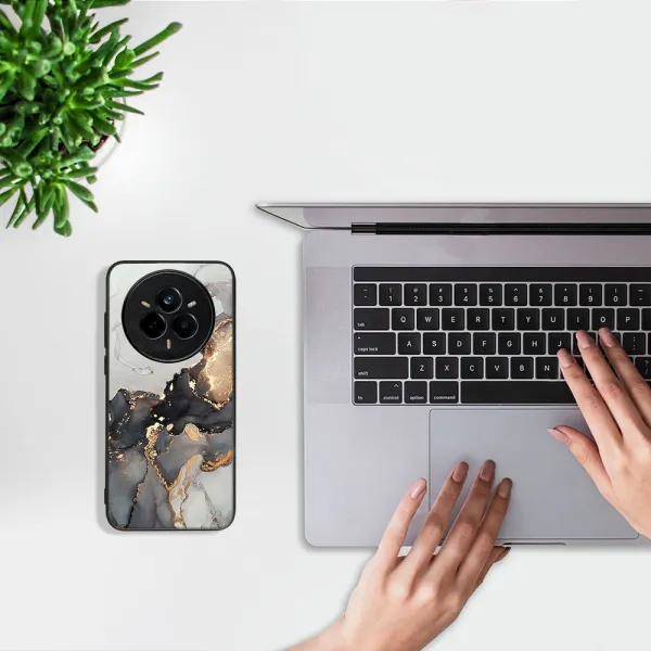 MY ART Ochranný kryt pre Realme 14 Pro 5G GREY MARBLE (140)