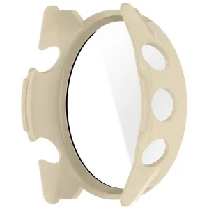 PC FULL COVER Plastový kryt so sklom pre Garmin Forerunner 970 IVORY WHITE