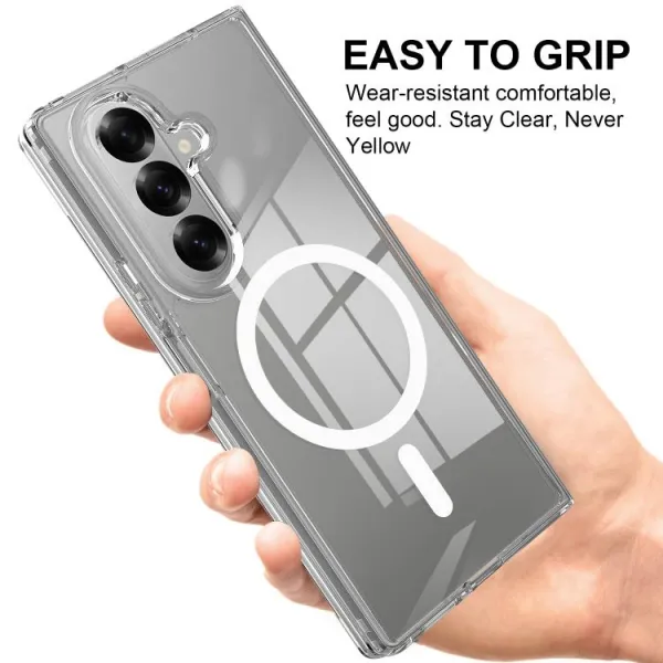 TRANSPARENT MAGSAFE Kryt pre Samsung Galaxy Z Fold7 5G priehľadný