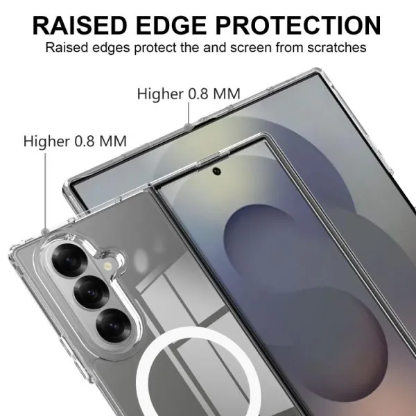 TRANSPARENT MAGSAFE Kryt pre Samsung Galaxy Z Fold7 5G priehľadný