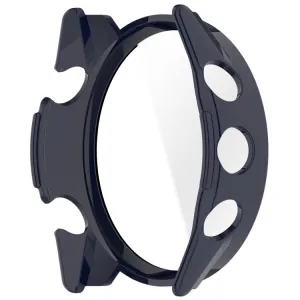 PC FULL COVER Plastový kryt so sklom pre Garmin Forerunner 970 tmavomodrý