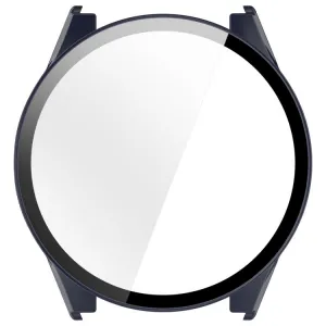 PC FULL COVER Plastový kryt so sklom pre Garmin Forerunner 970 tmavomodrý
