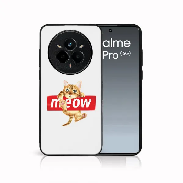 MY ART Ochranný kryt pre Realme 14 Pro 5G MEOW (183)