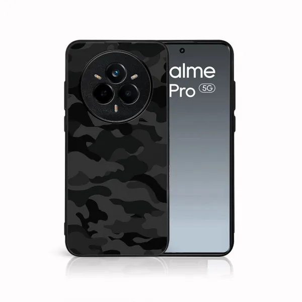 MY ART Ochranný kryt pre Realme 14 Pro 5G BLACK CAMO (234)