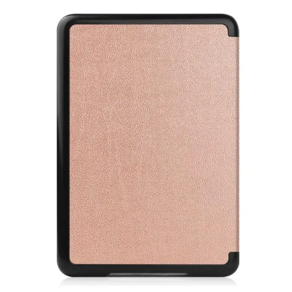 LEATHER Zaklápacie puzdro pre Amazon Kindle 11. generácia 2022 / 2024 ružové