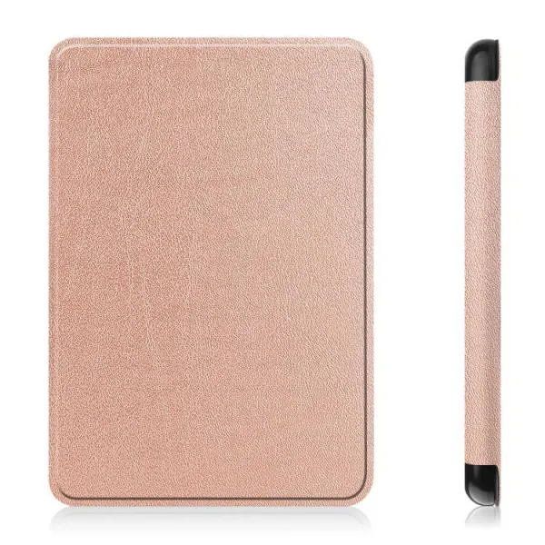 LEATHER Zaklápacie puzdro pre Amazon Kindle 11. generácia 2022 / 2024 ružové