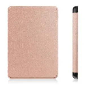 LEATHER Zaklápacie puzdro pre Amazon Kindle 11. generácia 2022 / 2024 ružové
