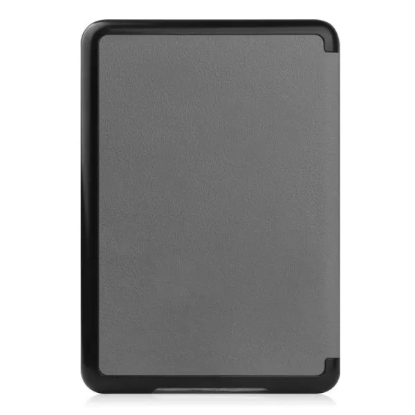 LEATHER Zaklápacie puzdro pre Amazon Kindle 11. generácia 2022 / 2024 šedé