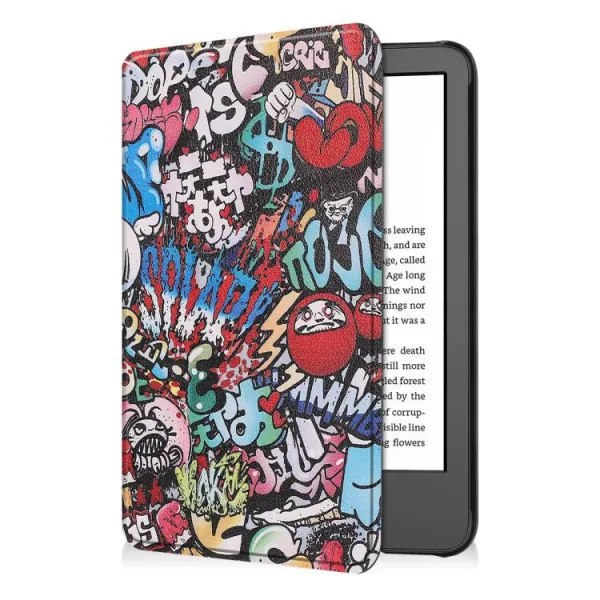 ART Zaklápacie puzdro pre Amazon Kindle 11. generácia 2022 / 2024 GRAFFITI