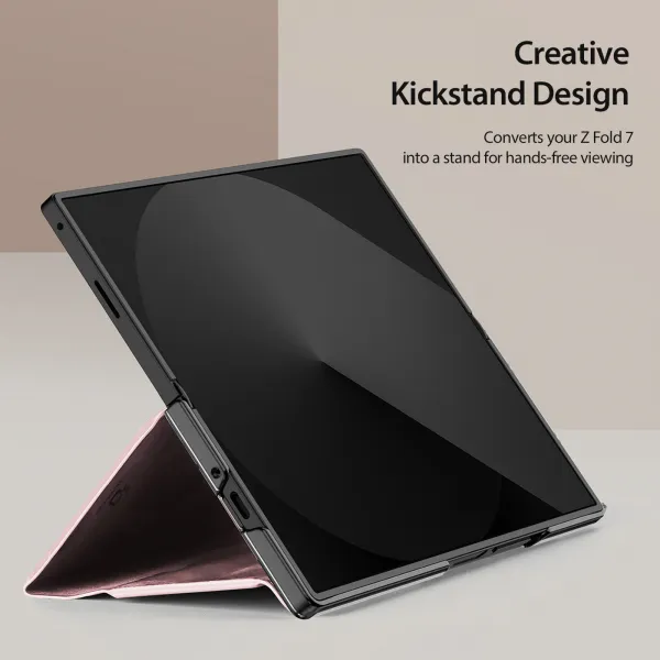 DUX BRIL Zaklápacie puzdro pre Samsung Galaxy Z Fold7 5G ružové