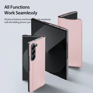 DUX BRIL Zaklápacie puzdro pre Samsung Galaxy Z Fold7 5G ružové