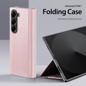 DUX BRIL Zaklápacie puzdro pre Samsung Galaxy Z Fold7 5G ružové