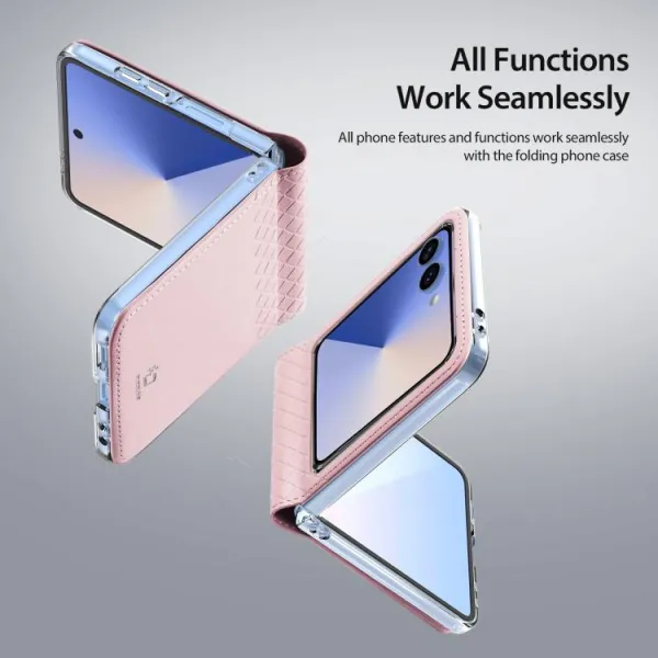 DUX BRIL Ochranné puzdro pre Samsung Galaxy Z Flip7 5G ružové