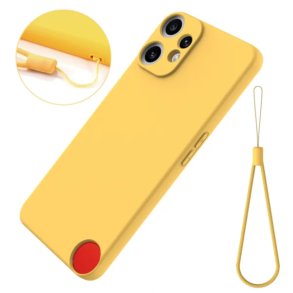 RUBBER Ochranný obal pre CMF Phone 2 Pro žltý