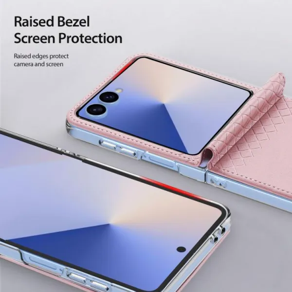 DUX BRIL Ochranné puzdro pre Samsung Galaxy Z Flip7 5G ružové