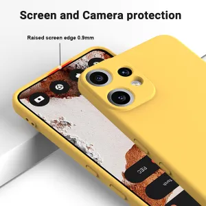 RUBBER Ochranný obal pre CMF Phone 2 Pro žltý