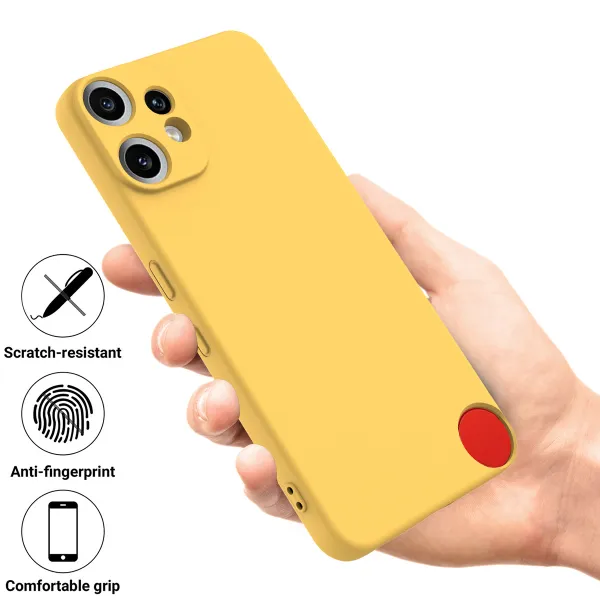 RUBBER Ochranný obal pre CMF Phone 2 Pro žltý