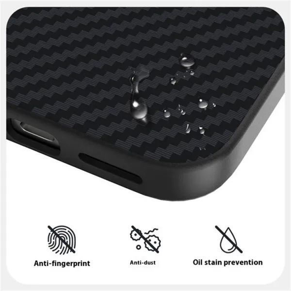 ABEEL C CARBON Ochranný kryt pre Google Pixel 9a BLACK-RED