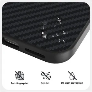 ABEEL C CARBON Ochranný kryt pre Google Pixel 9a BLACK-RED