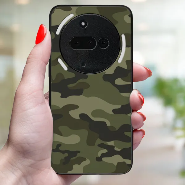 MY ART Ochranný kryt pre Nothing Phone (3a) GREEN CAMO (235)