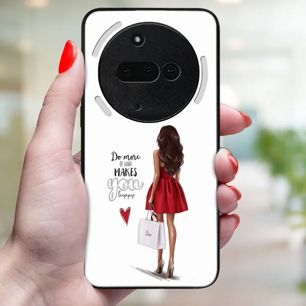MY ART Ochranný kryt pre Nothing Phone (3a) RED DRESS (137)