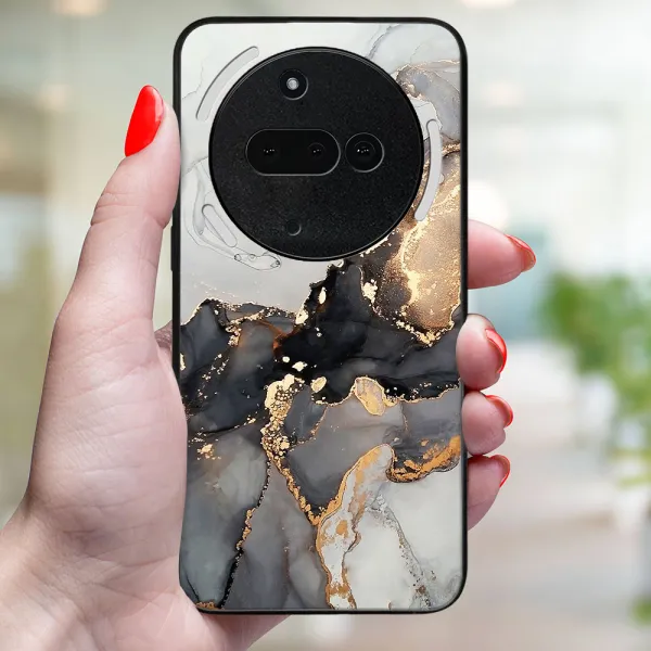 MY ART Ochranný kryt pre Nothing Phone (3a) GREY MARBLE (140)