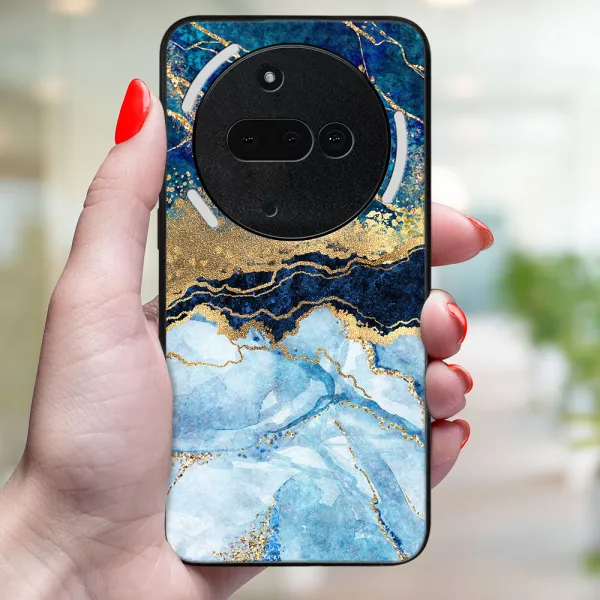 MY ART Ochranný kryt pre Nothing Phone (3a) BLUE MARBLE (141)