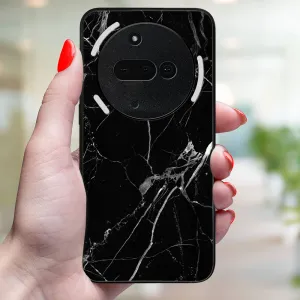 MY ART Ochranný kryt pre Nothing Phone (3a) BLACK MARBLE (142)