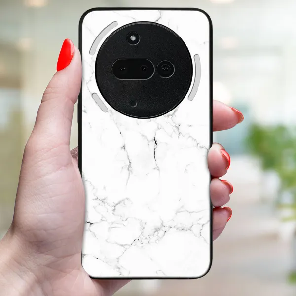 MY ART Ochranný kryt pre Nothing Phone (3a) WHITE MARBLE (144)