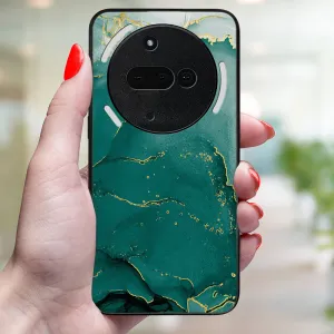 MY ART Ochranný kryt pre Nothing Phone (3a) GREEN MARBLE (145)