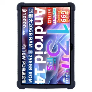 WAVE Silikónový obal pre Teclast T65 Max čierny