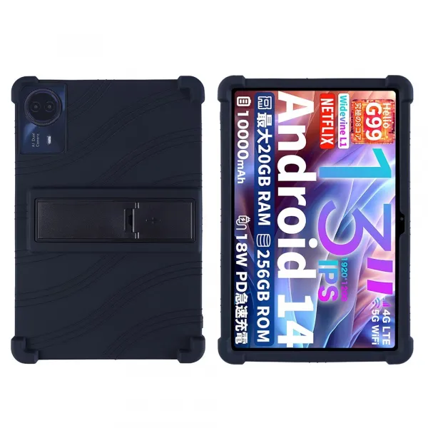WAVE Silikónový obal pre Teclast T65 Max čierny